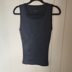 SPANX Black Sculpting Tank Top - Sleeveless Layering Shapewear